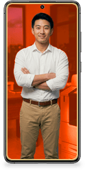 A professional featured in mobile video